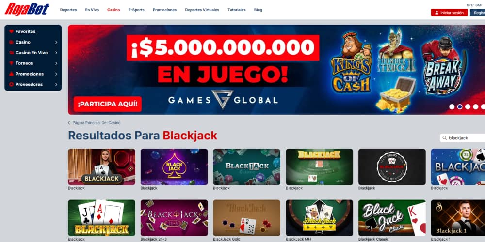 Rojabet casino blackjack
