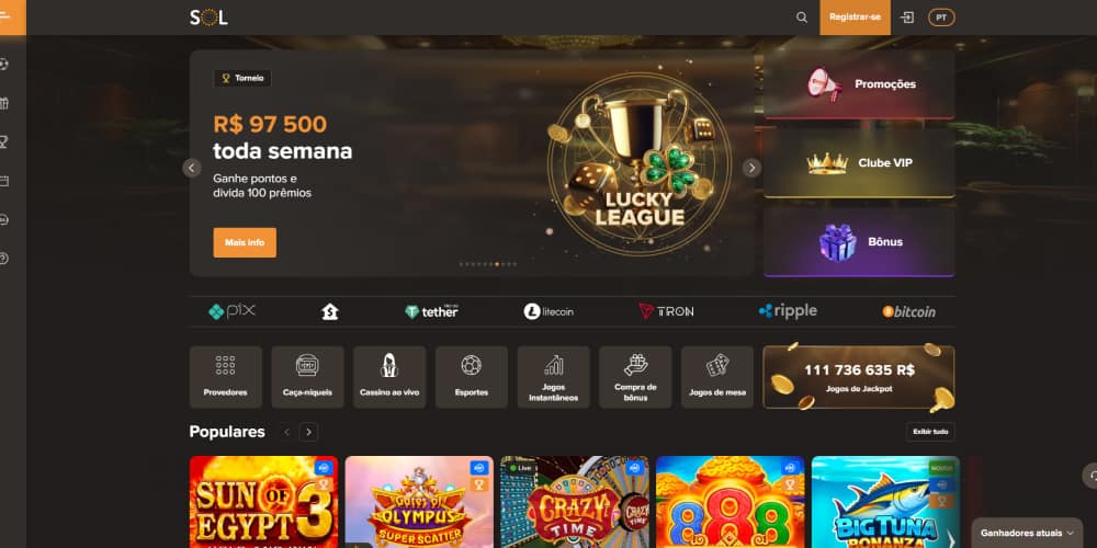SOL casino tragamonedas